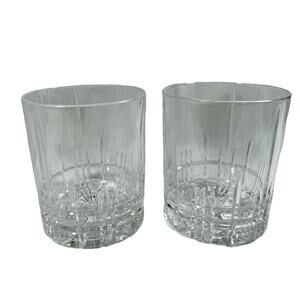 2 Spiegelau Double Old Fashioned Glasses - Lowball Crystal Cocktail Glasses